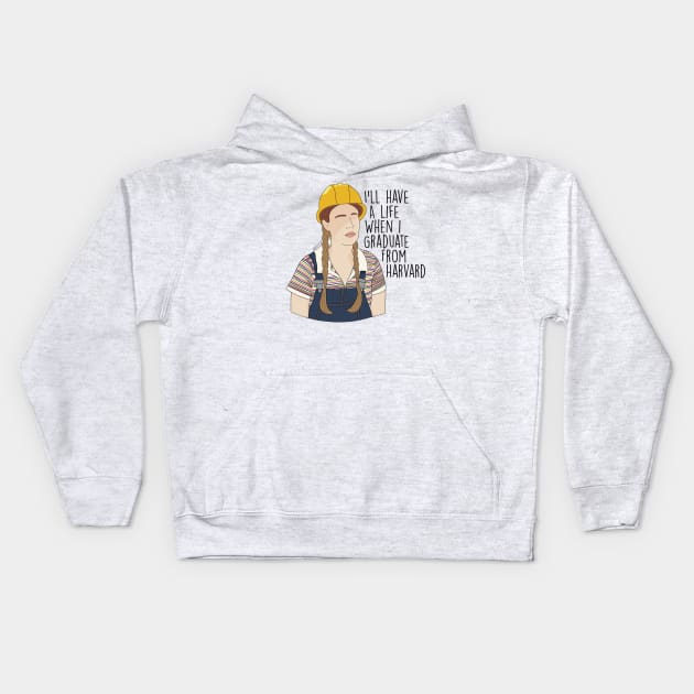 paris geller Kids Hoodie by Gabi Veiga